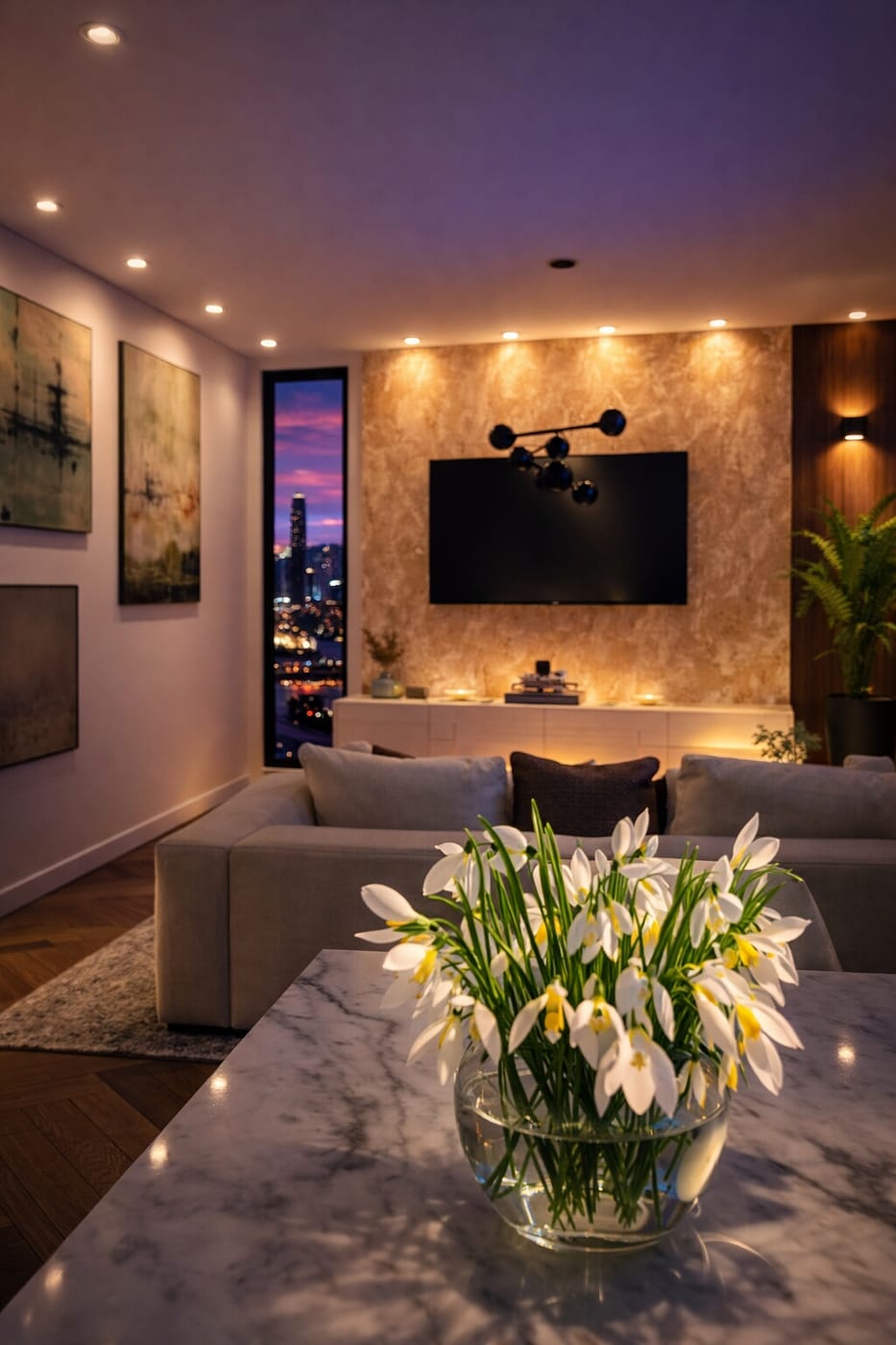 Contemporary living room