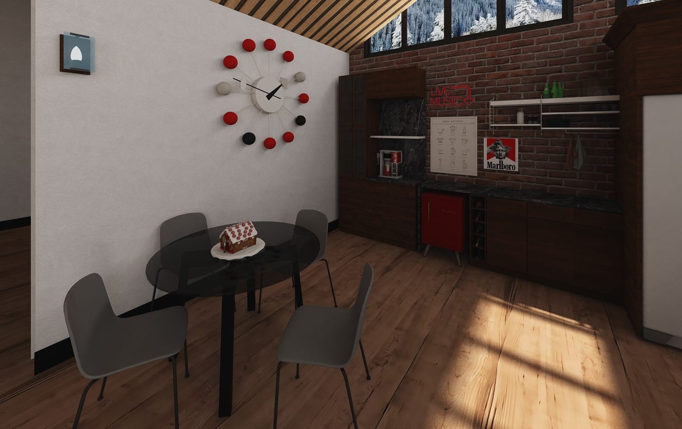 Mid-century kitchen