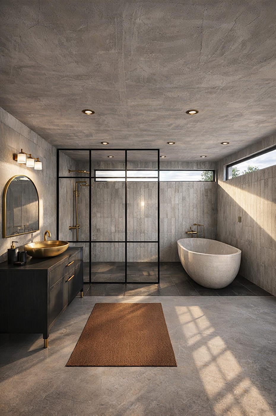 Mid-century bathroom