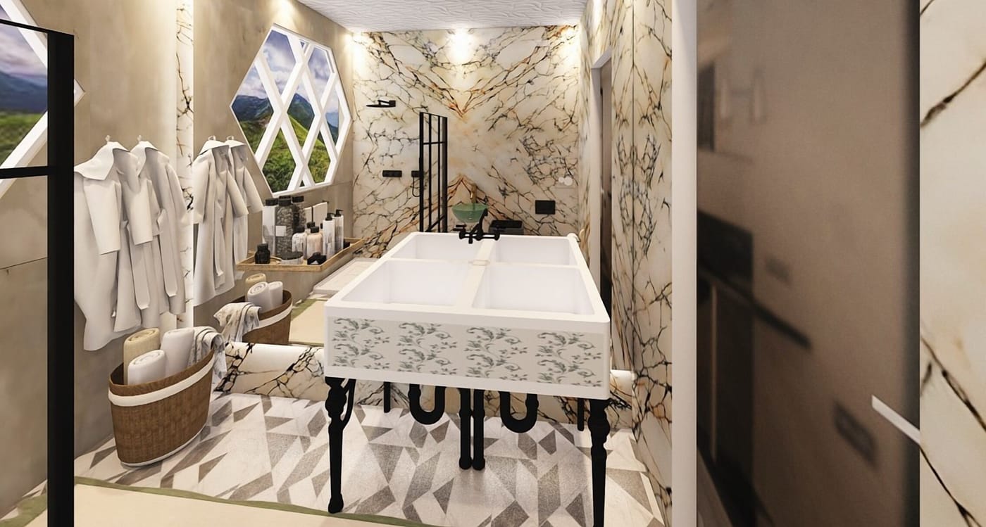 Traditional bathroom
