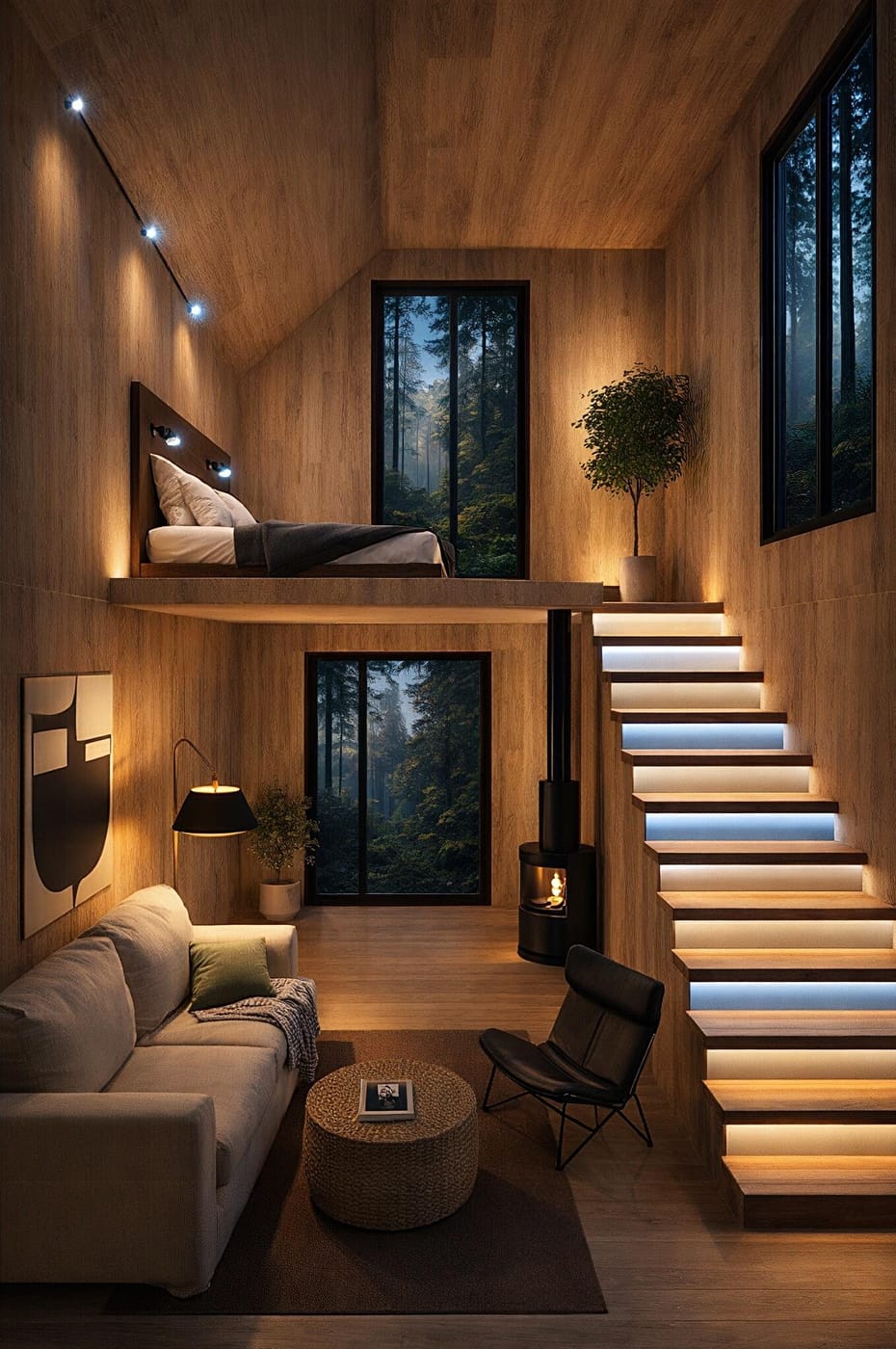 Industrial living room