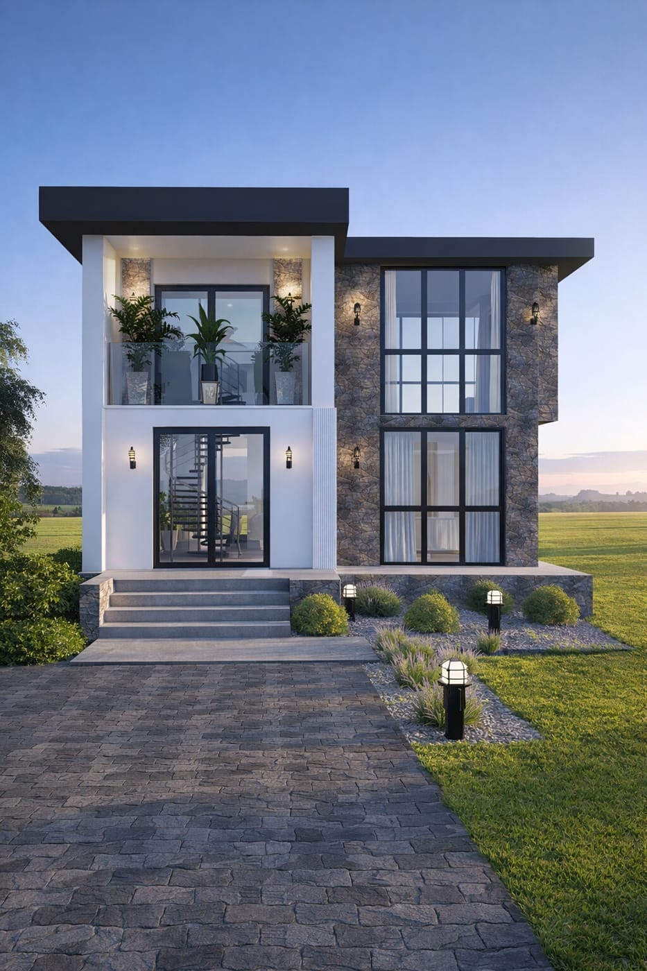 Traditional floor plan