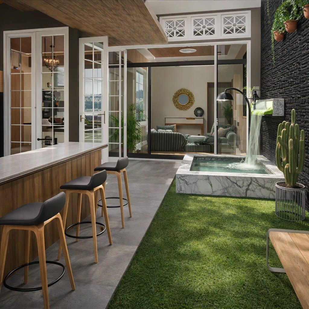 Contemporary floor plan