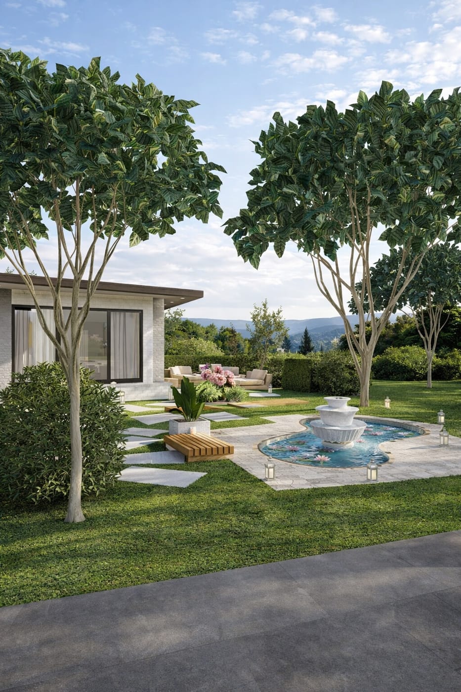 Traditional outdoor space