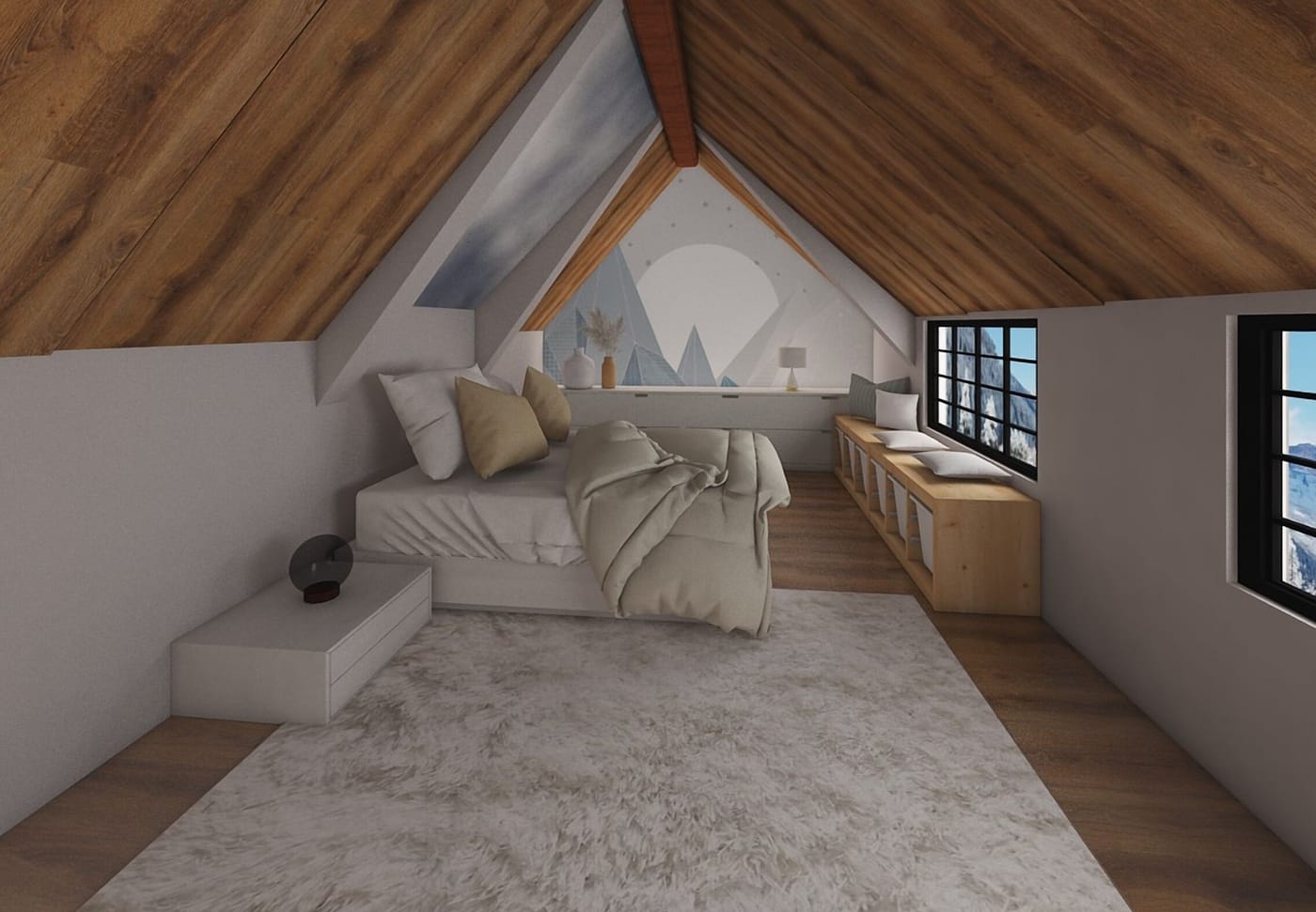 Scandinavian bedroom
