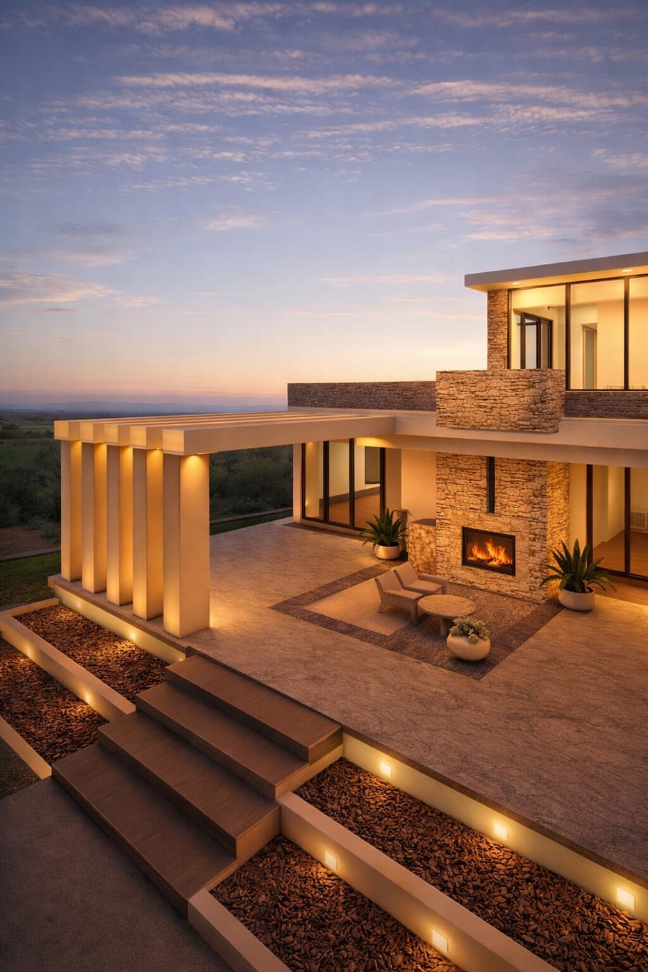 Contemporary floor plan