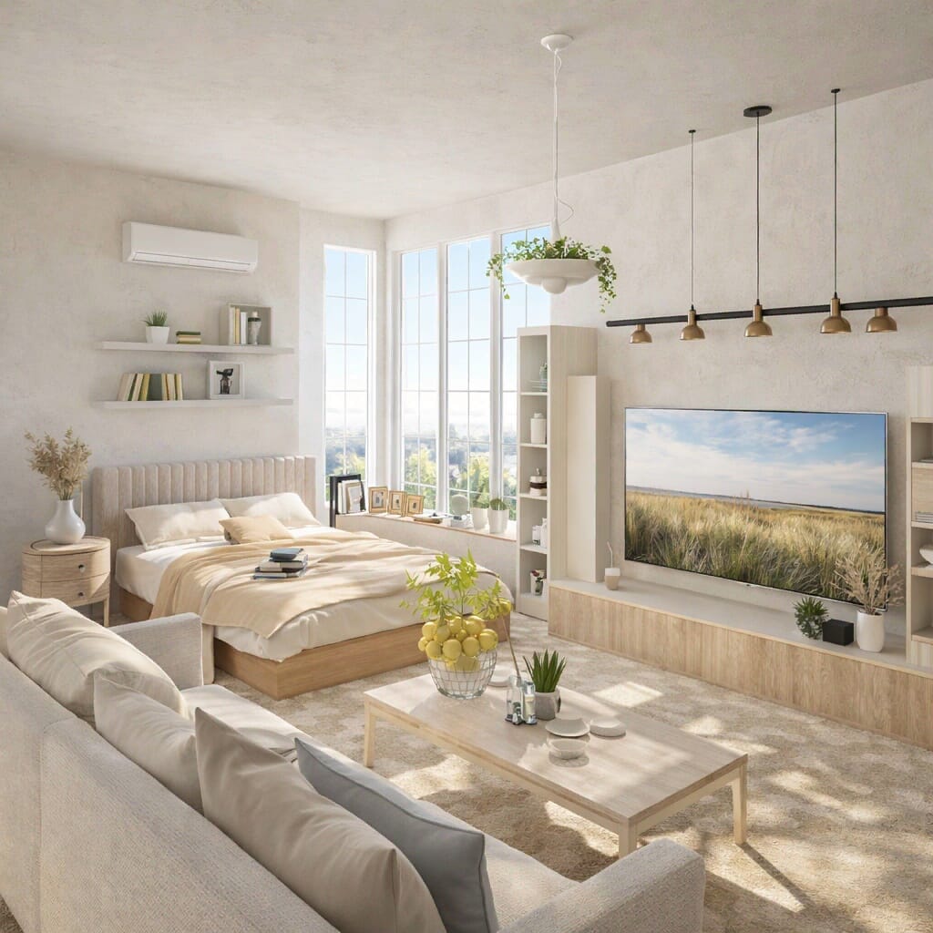 Scandinavian bedroom