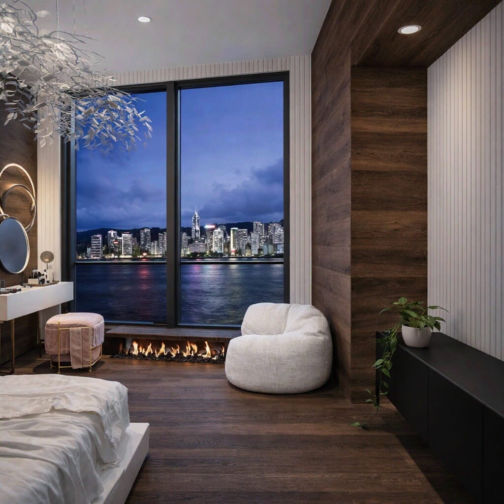 Mid-century bedroom