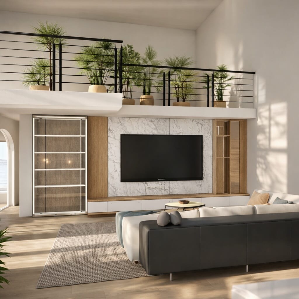 Industrial living room