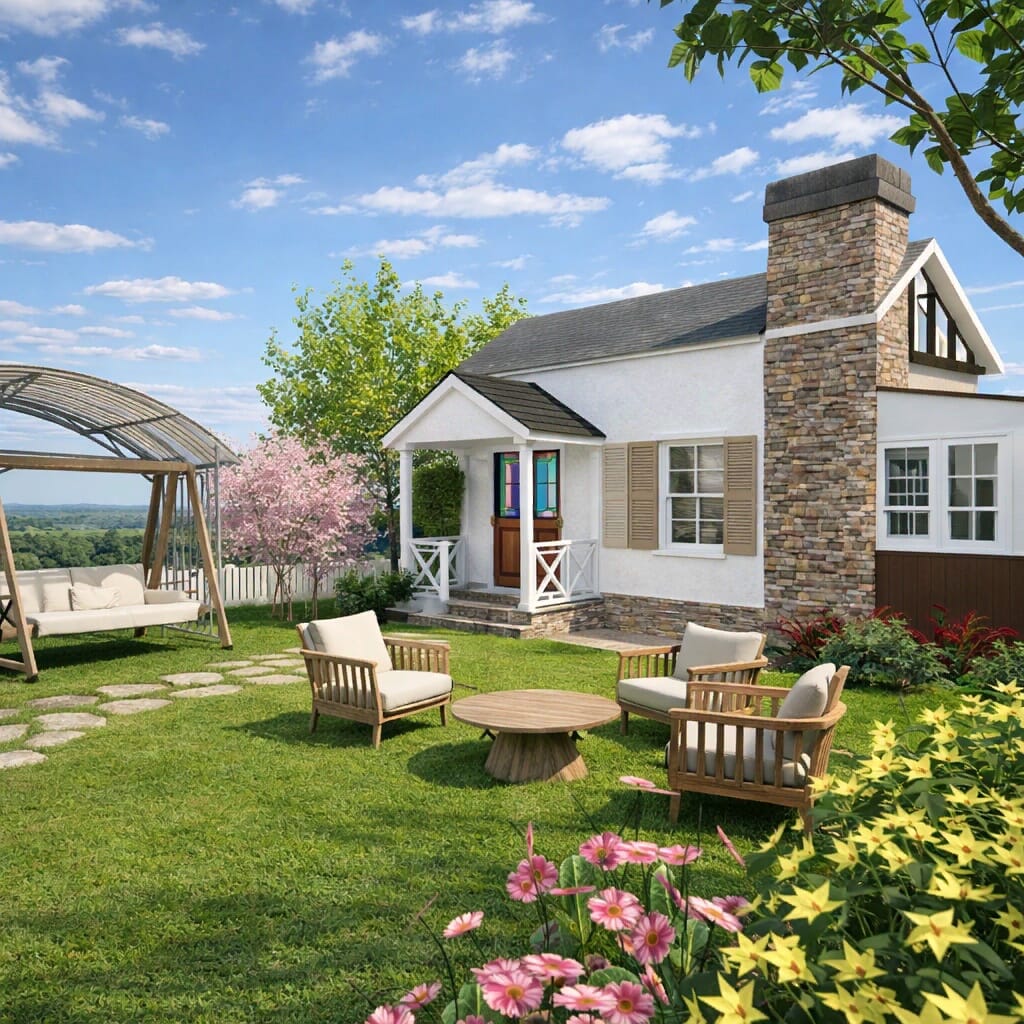 Traditional outdoor space