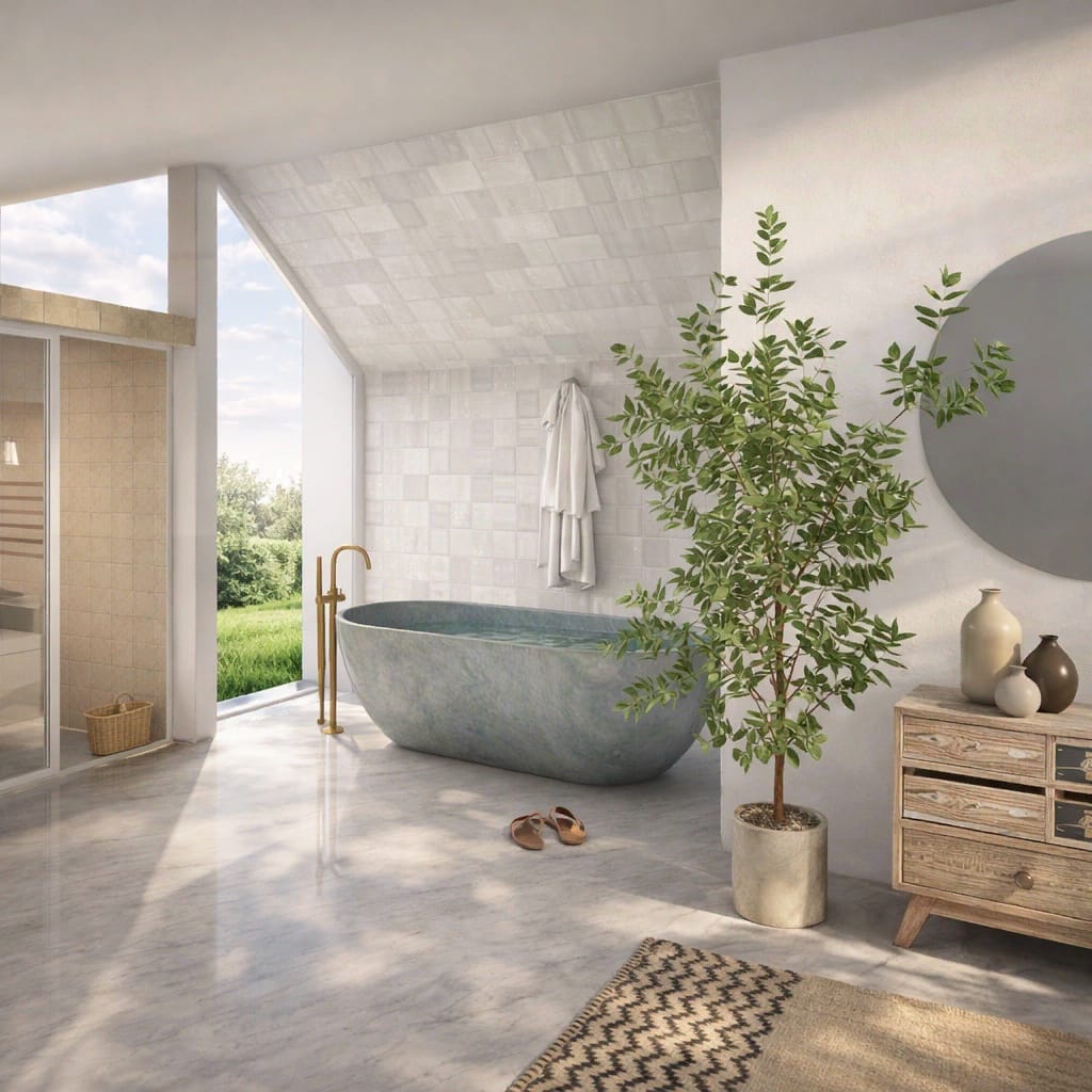 Scandinavian bathroom