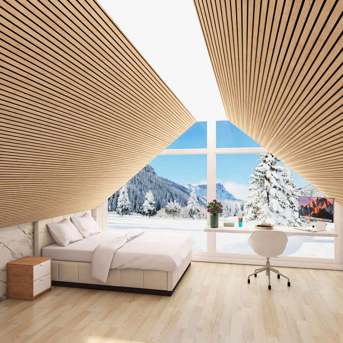 Scandinavian bedroom