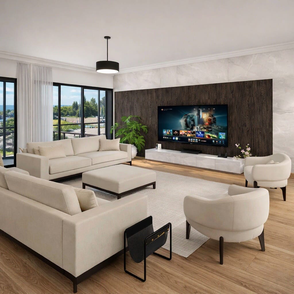 Contemporary floor plan