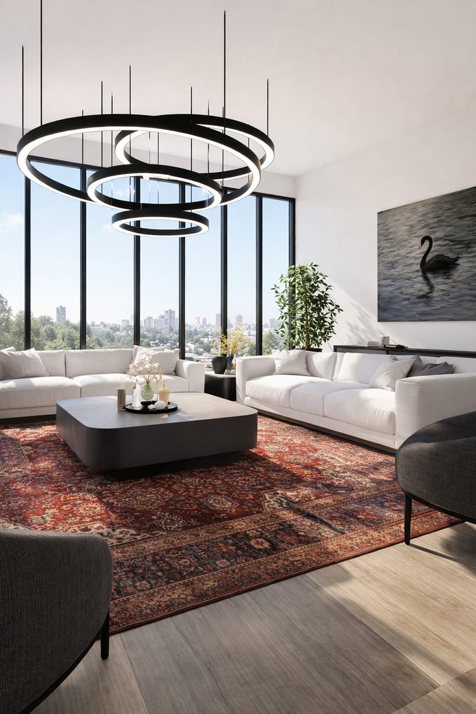 Mid-century living room