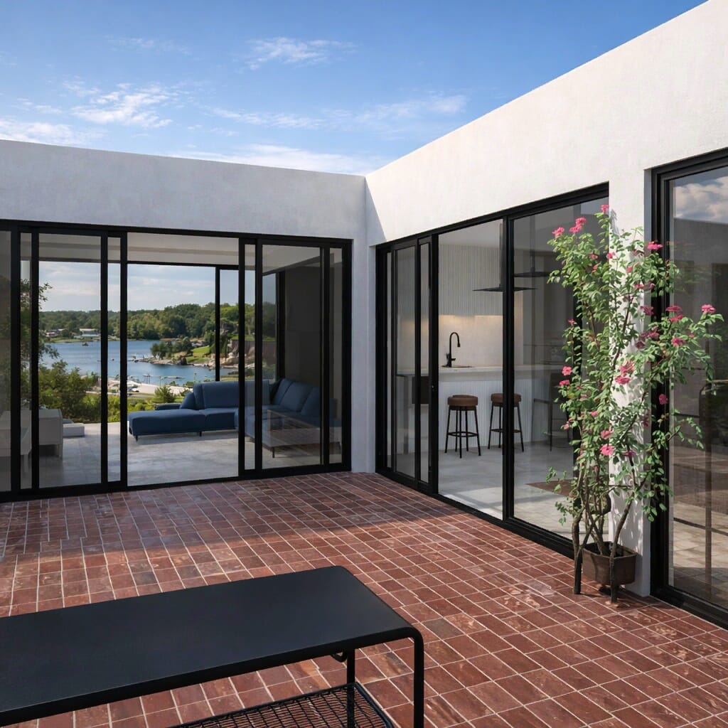 Contemporary outdoor space