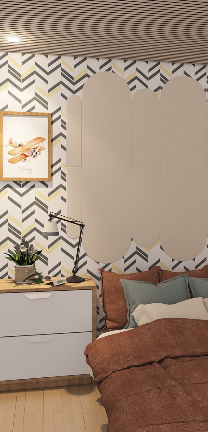 Mid-century bedroom