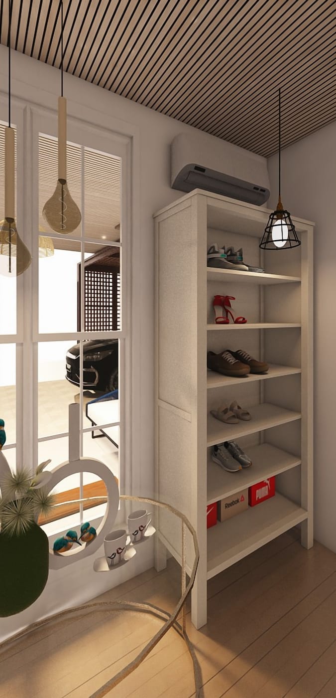 Contemporary closet