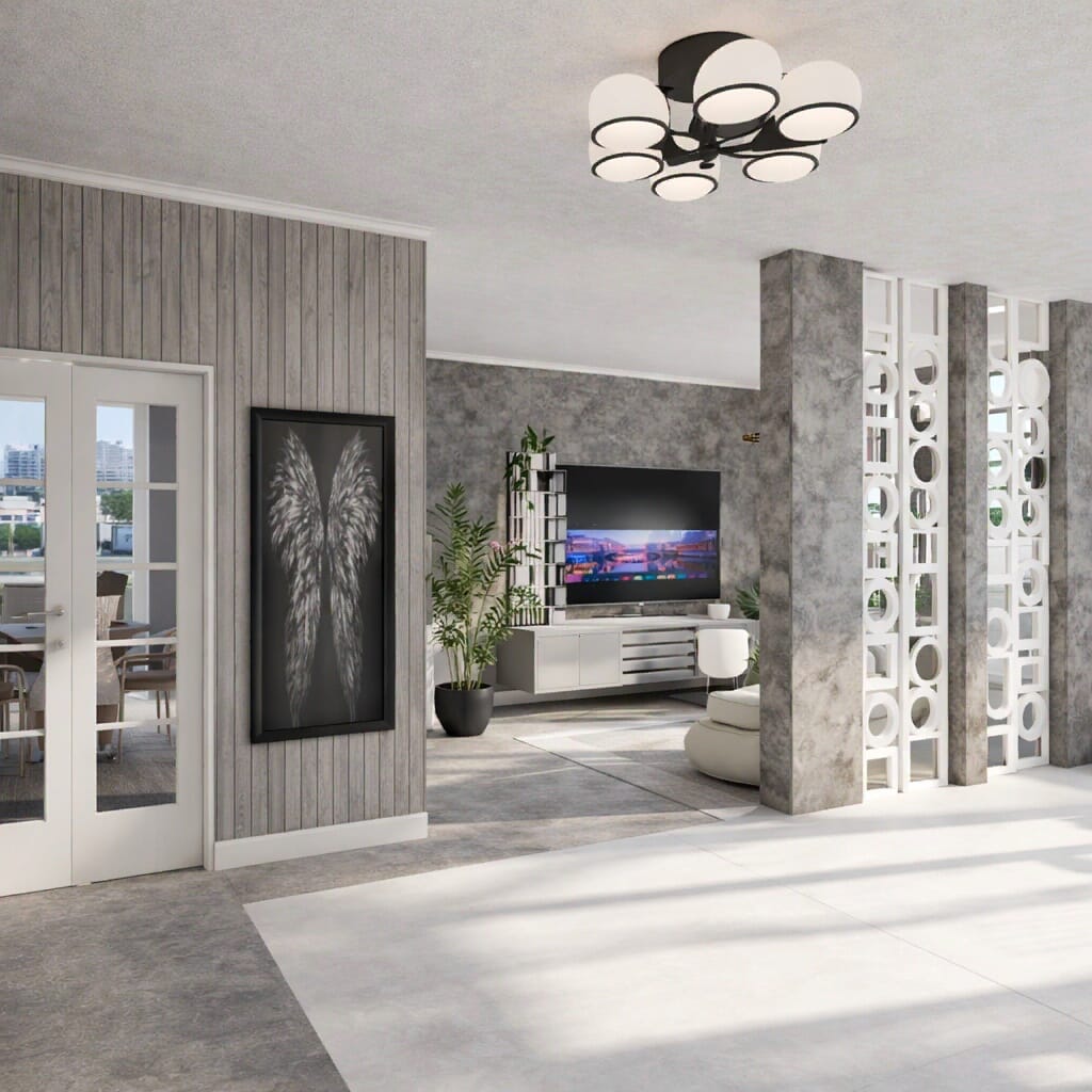 Contemporary floor plan