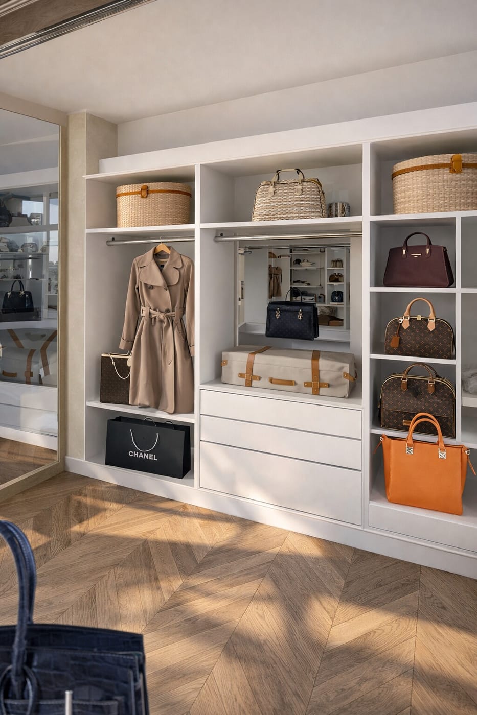 Contemporary closet