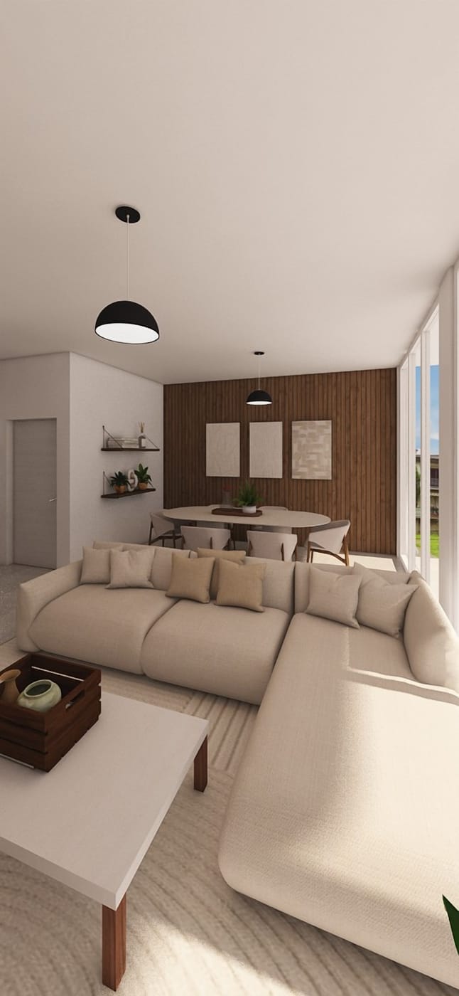 Mid-century living room