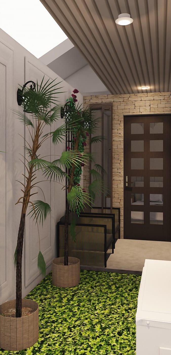 Contemporary floor plan