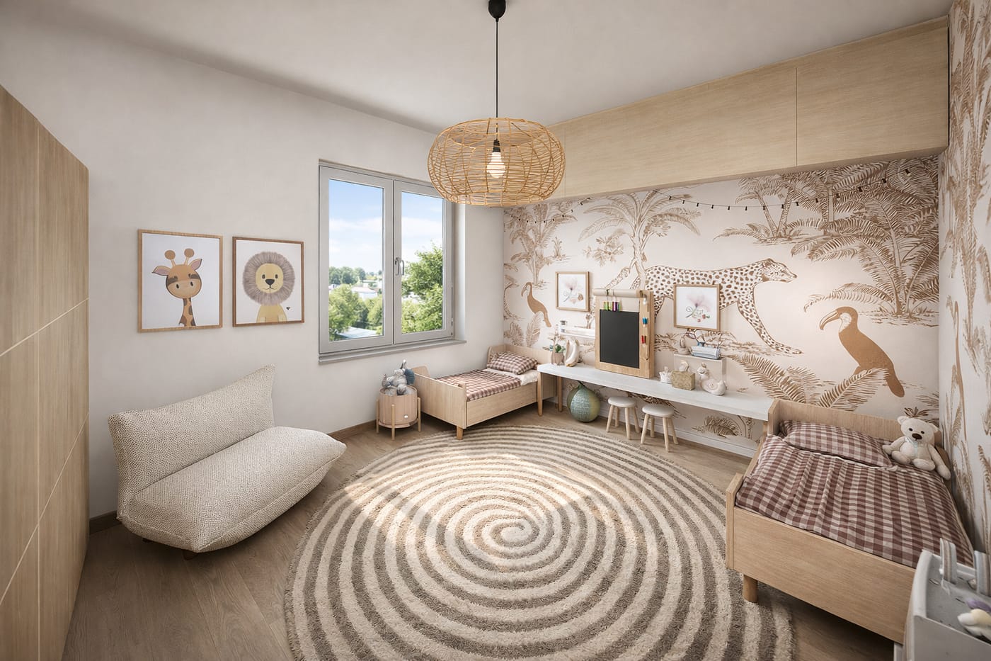 Scandinavian kids room