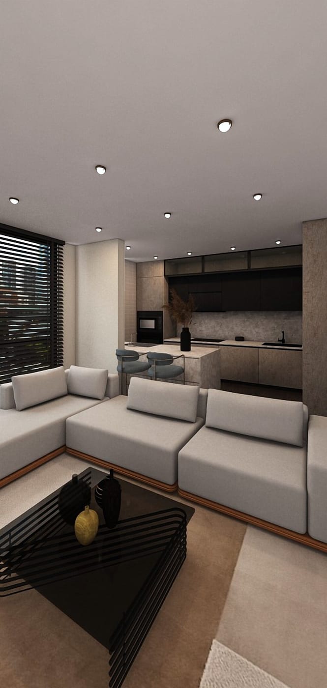 Contemporary living room