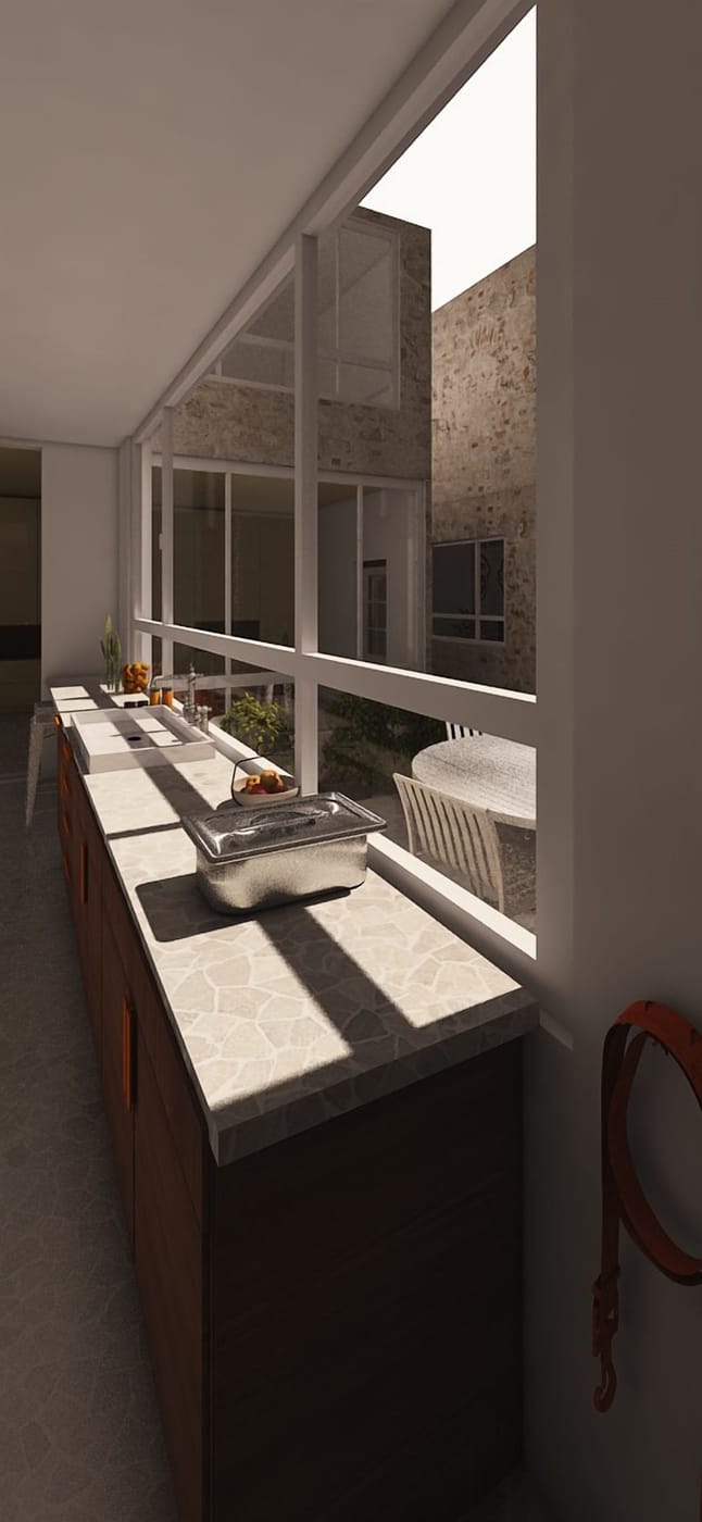 Mid-century kitchen