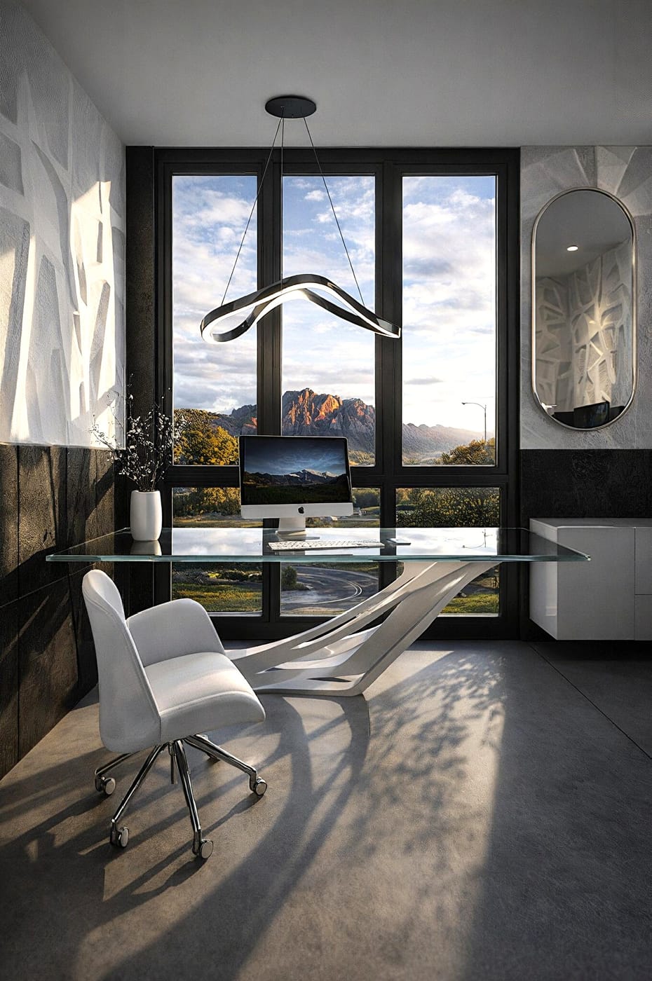 Mid-century home office