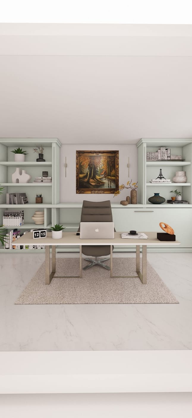 Scandinavian home office