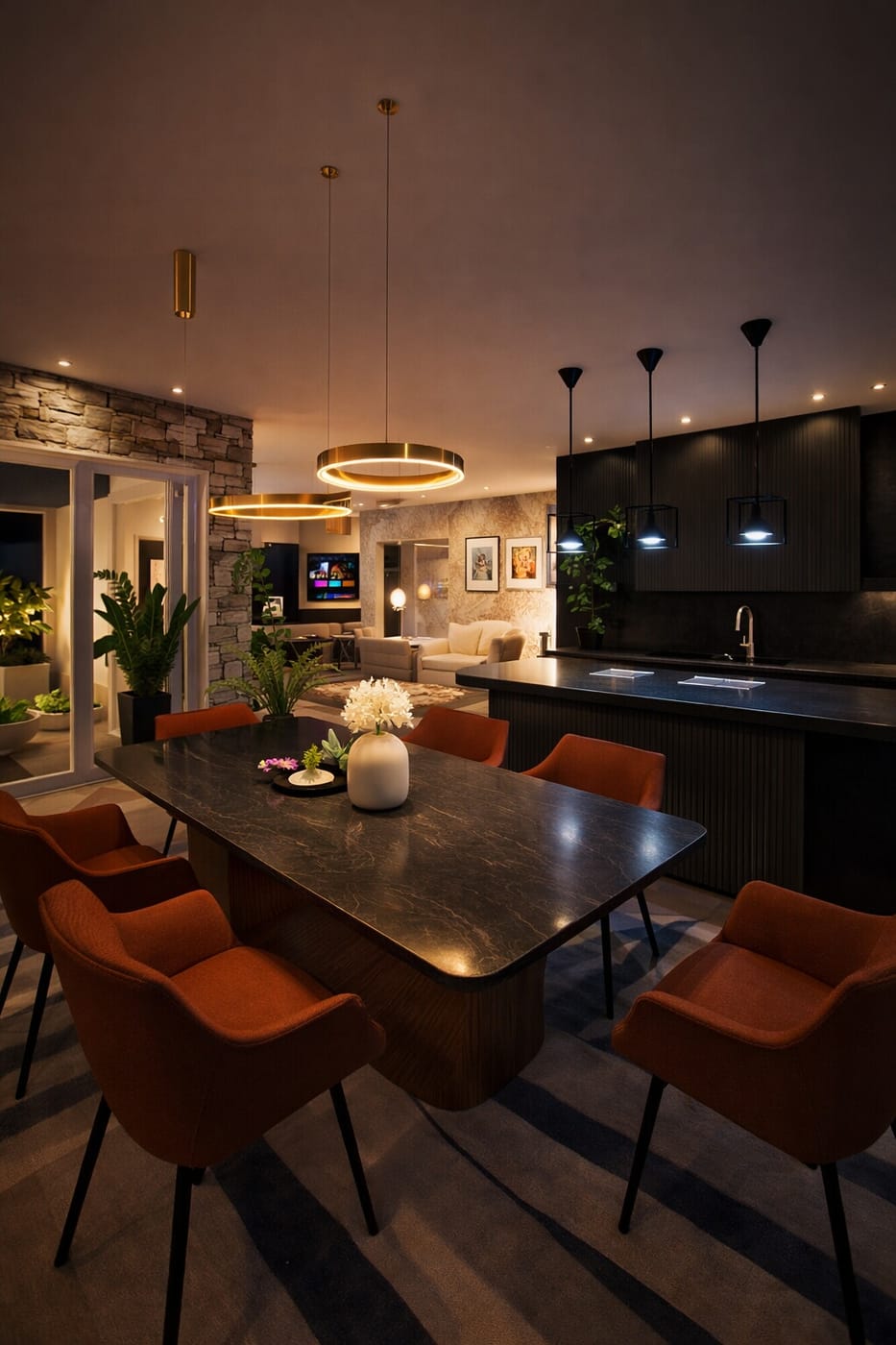 Traditional dining room