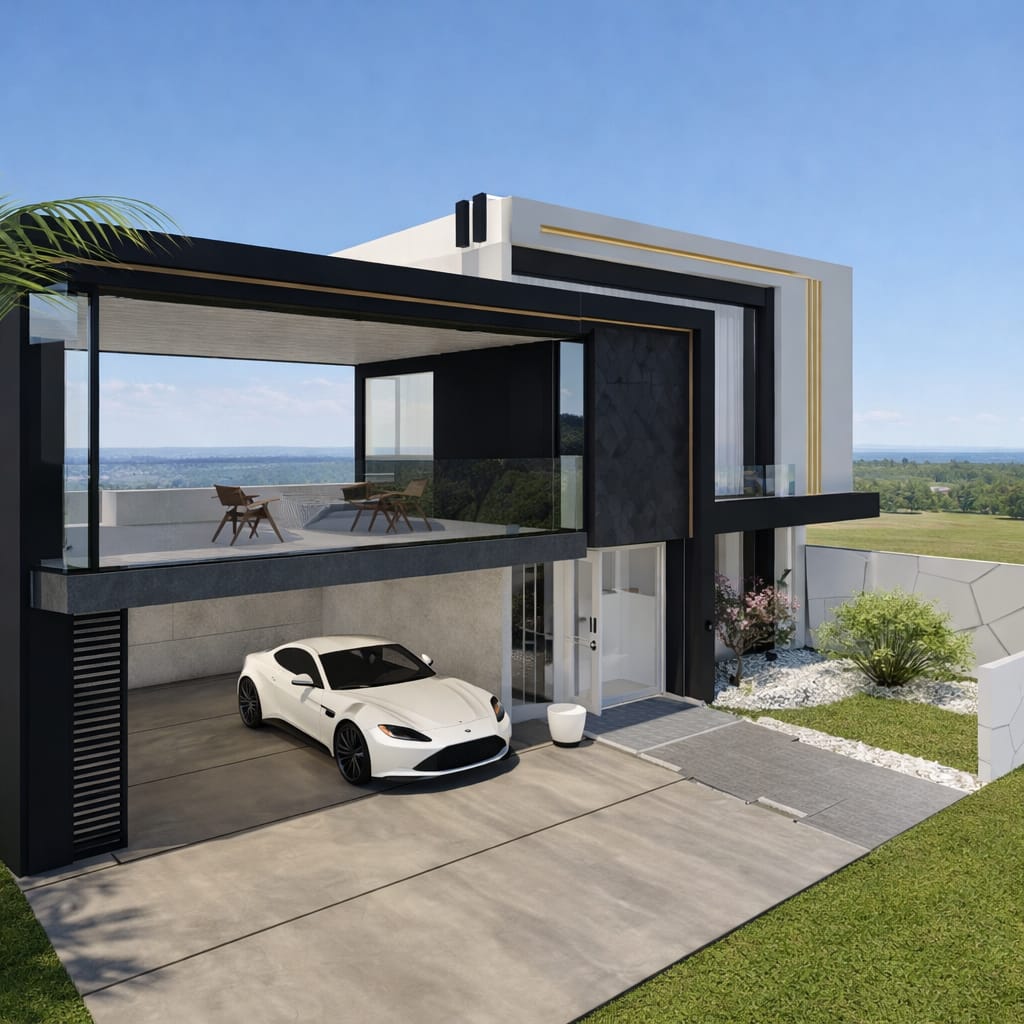Contemporary floor plan