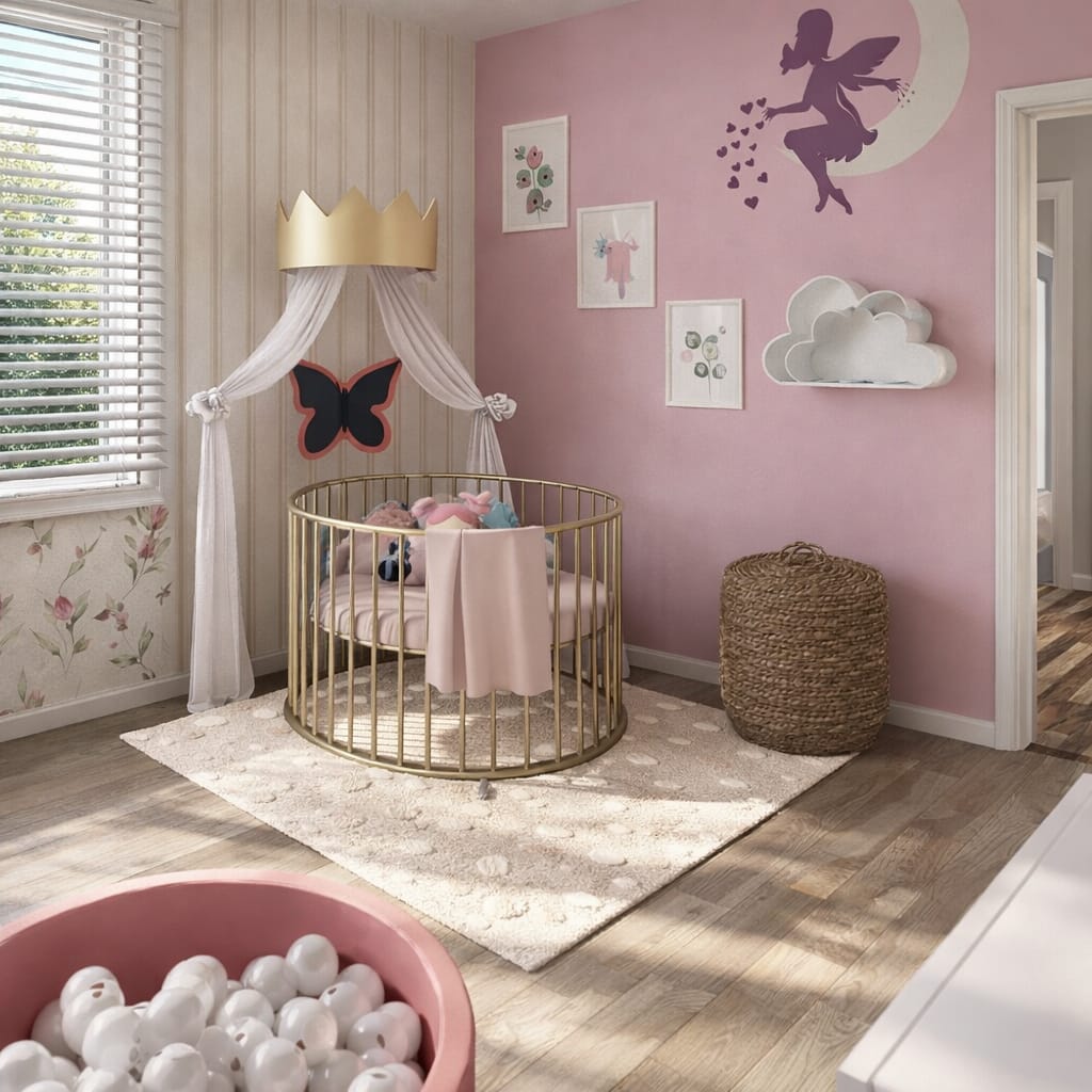 Boho kids room