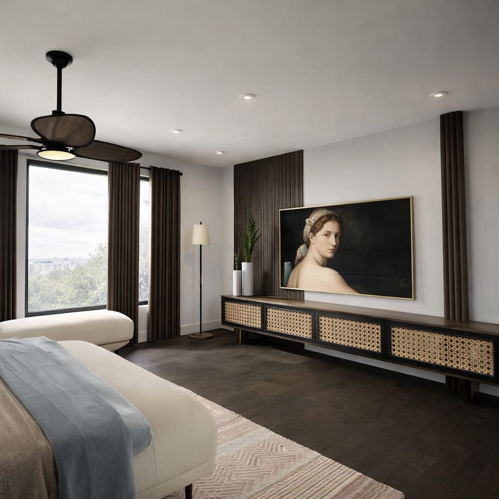 Contemporary bedroom