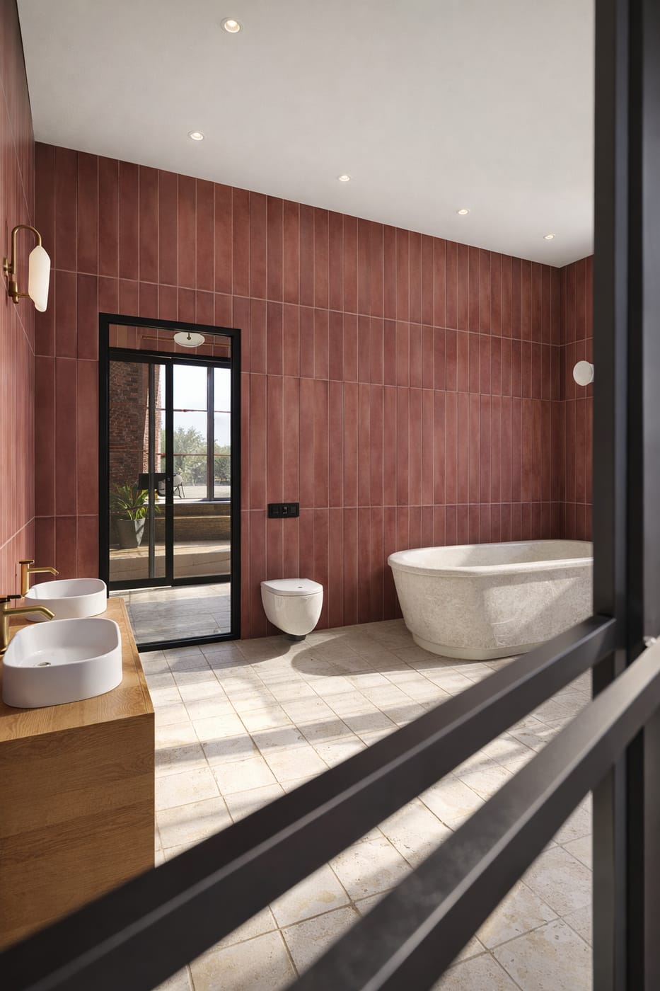 Mid-century bathroom