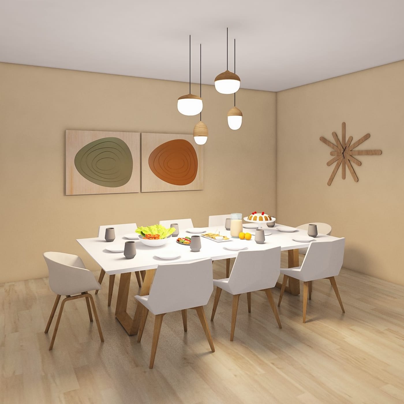 Scandinavian dining room