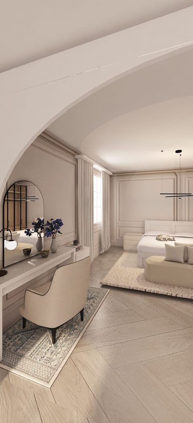 Traditional bedroom