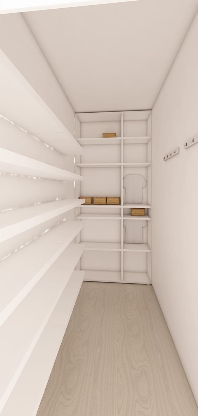 Mid-century closet