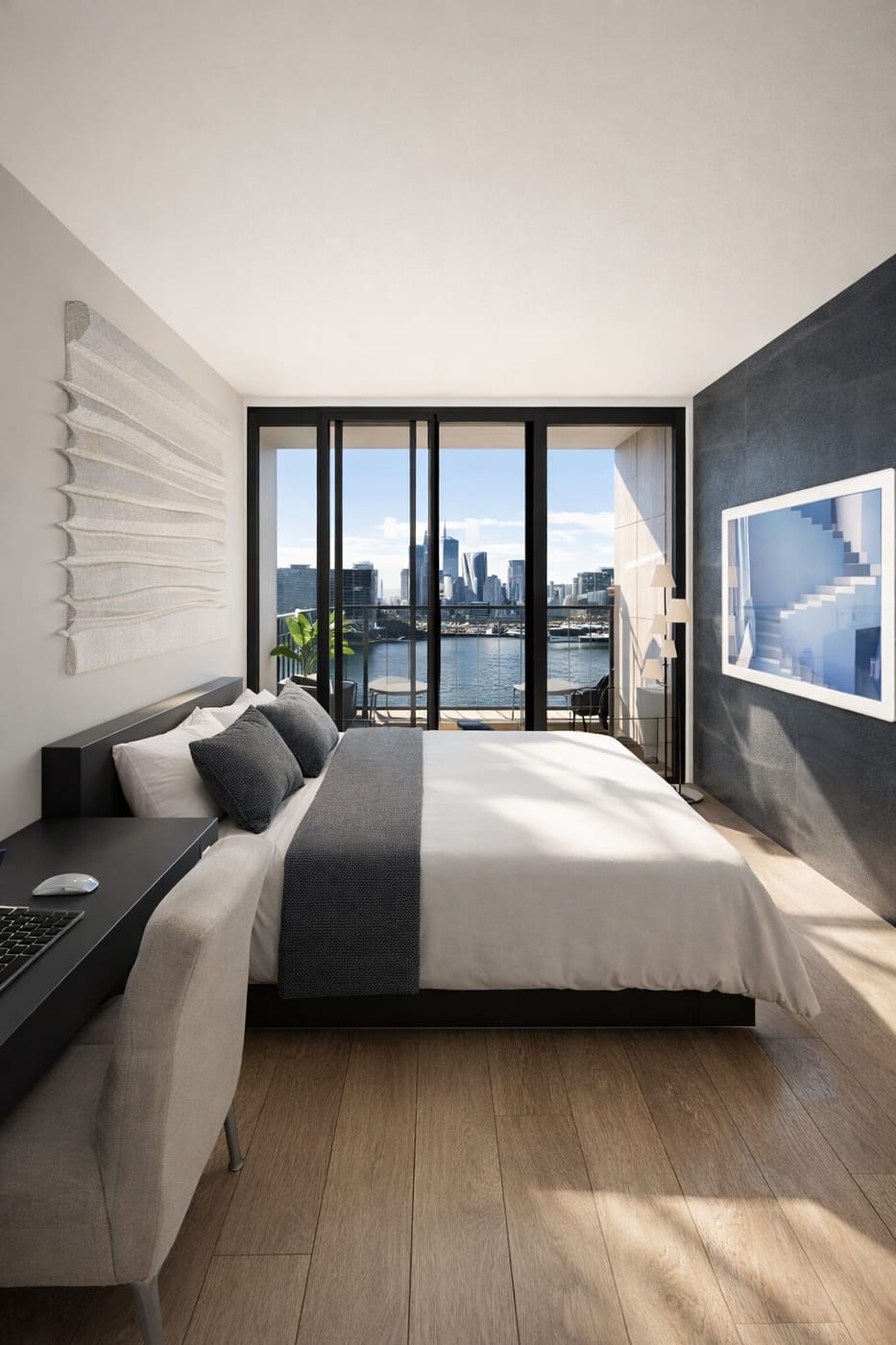 Mid-century bedroom