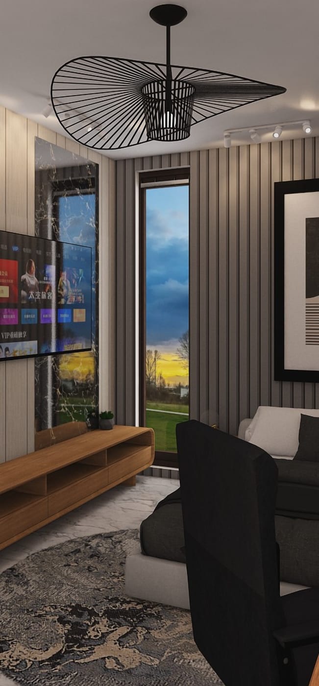 Mid-century living room