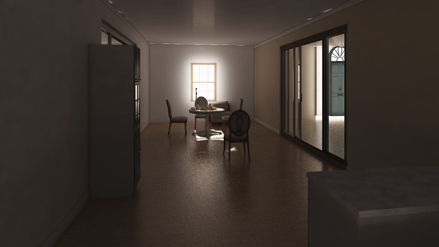 Traditional floor plan