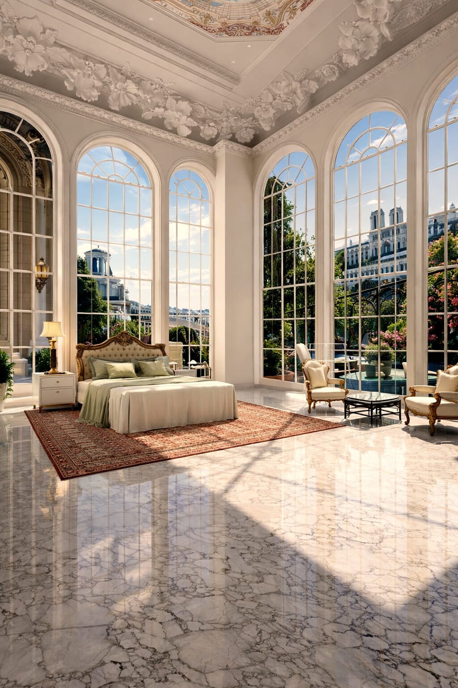 Traditional bedroom