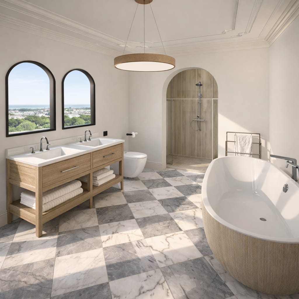 Traditional bathroom