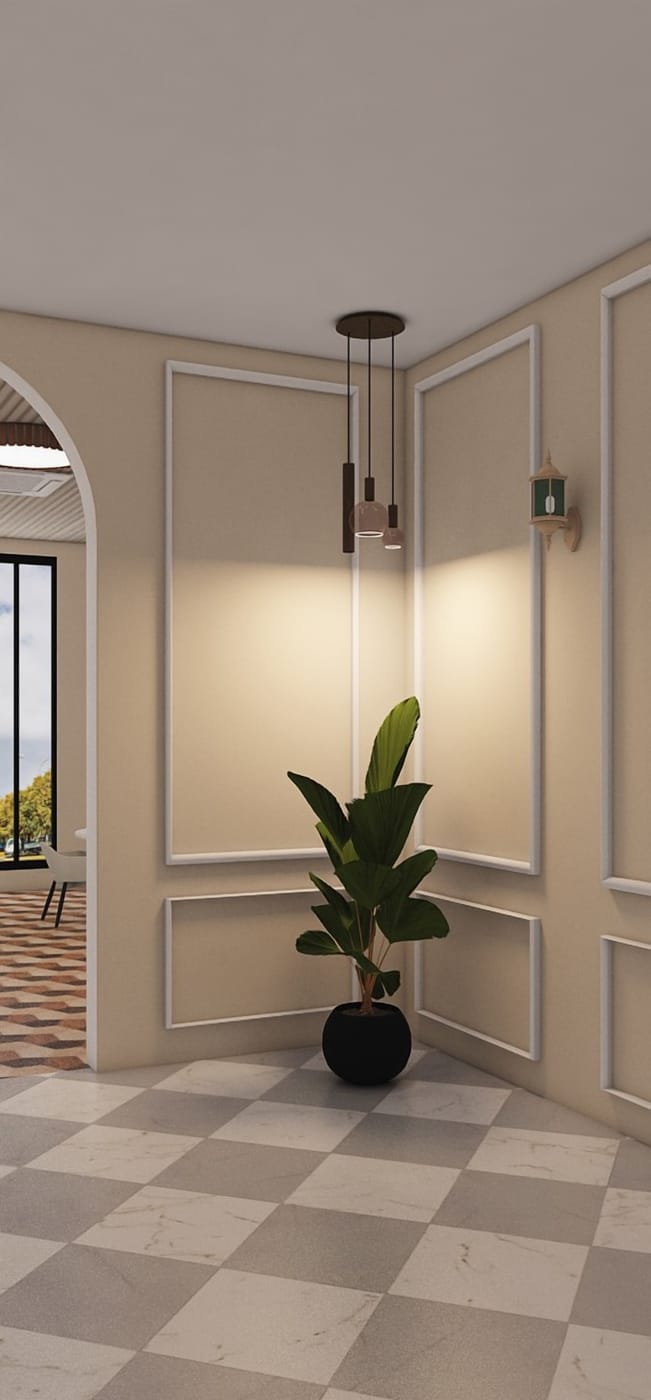Contemporary hall