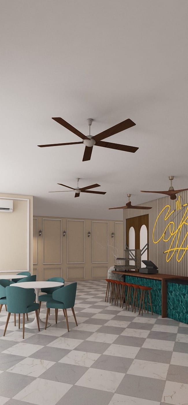 Mid-century cafe