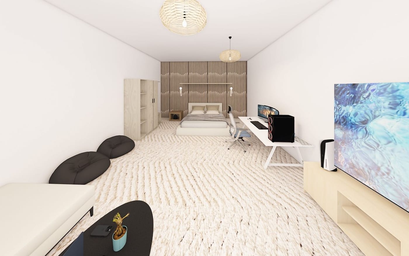 Scandinavian bedroom