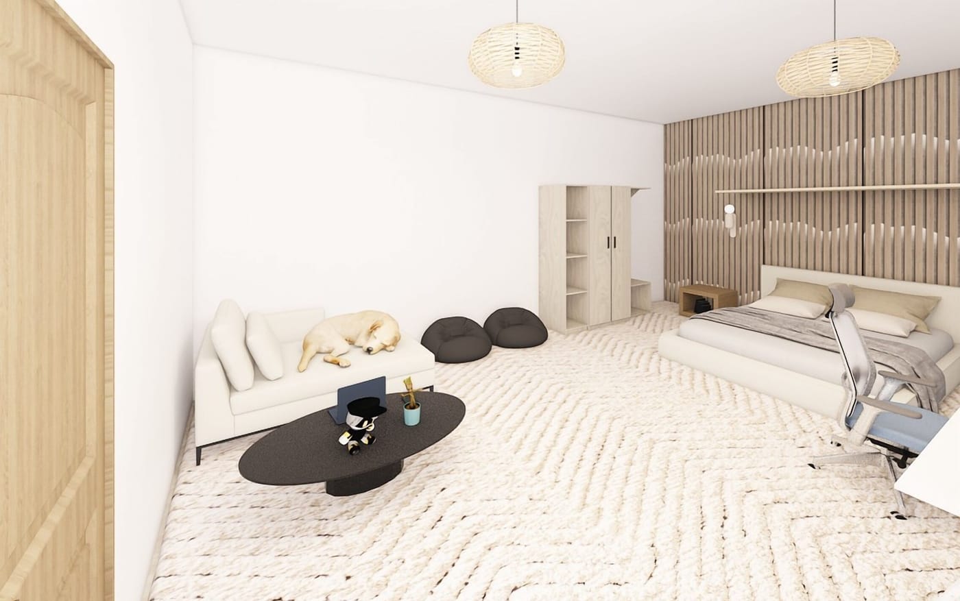 Scandinavian bedroom