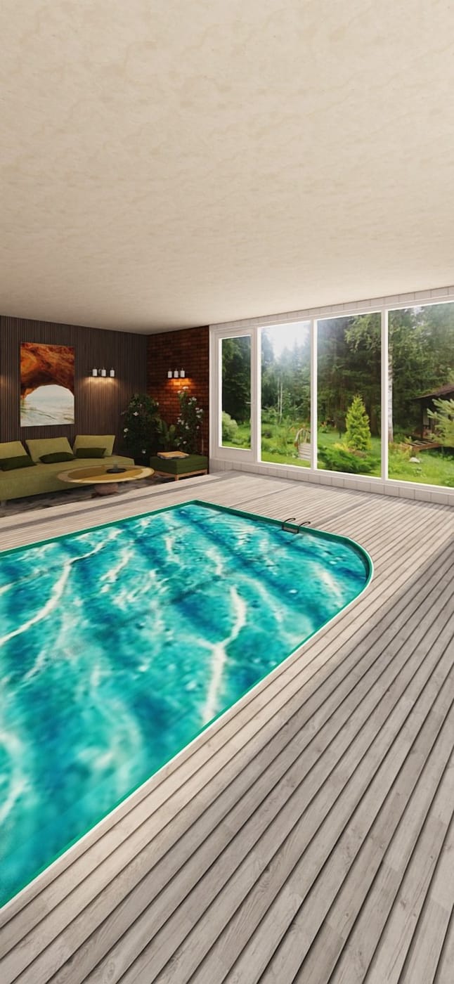 Contemporary outdoor space