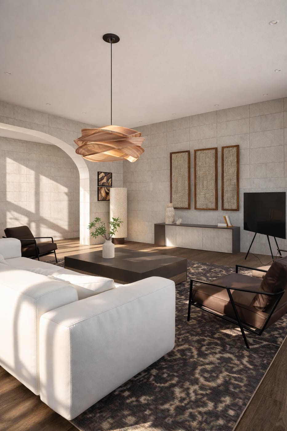 Mid-century living room