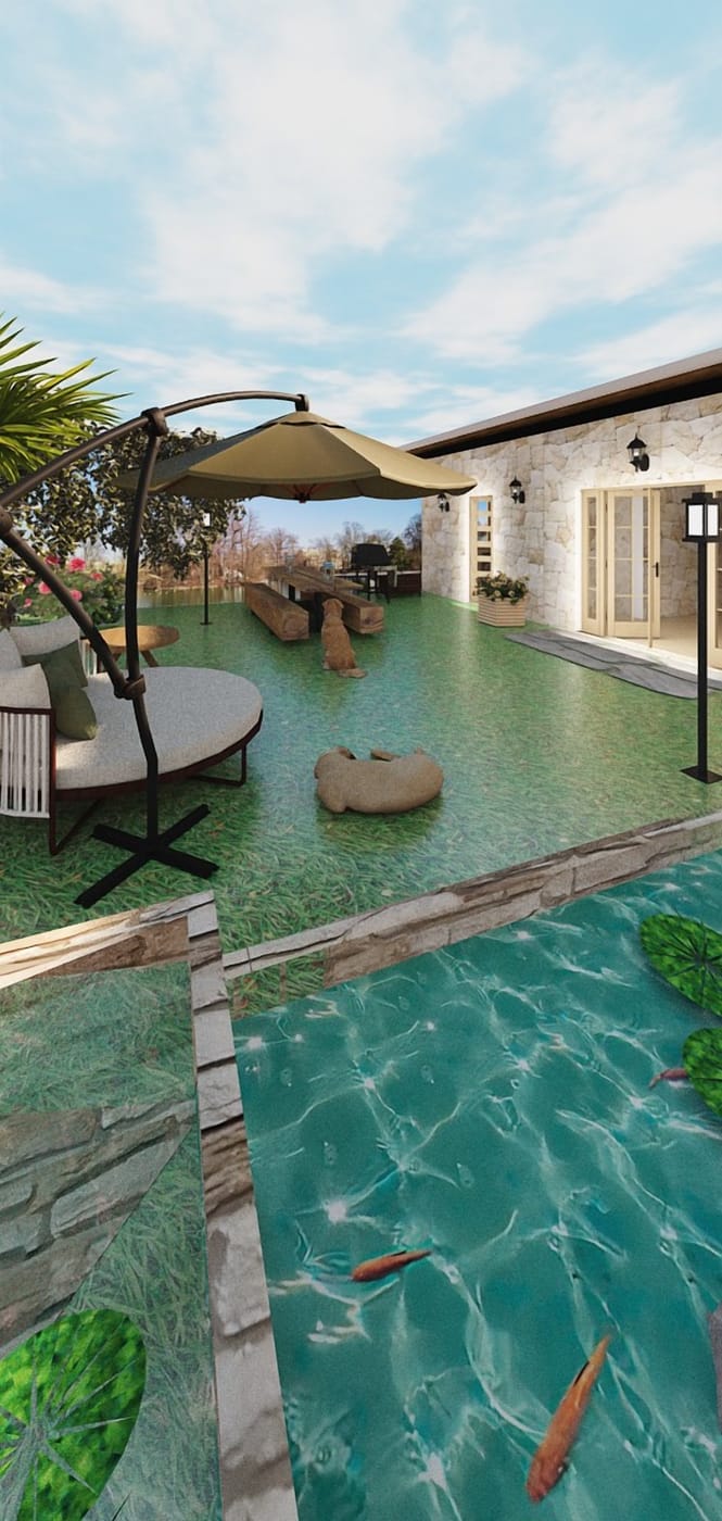 Traditional outdoor space